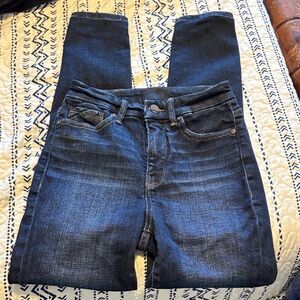 Buckle Women's Skinny Jeans - Dark Blue